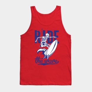 ride the wave Tank Top